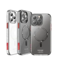 موتورال آرمور مگ سیف آیفون ۱۴ پرومکس | iPhone 14 Pro Max Mutural Armour Magsafe Phone Case(Transparent White)