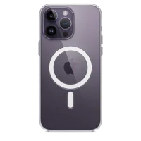 قاب شیشه ای شفاف قابلیت شارژ با مگ سیف iPhone 14 Pro Clear Case with MagSafe