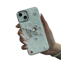 قاب butterfly diamond مناسب برای آیفون13