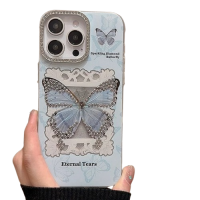 کاور blue butterfly dimond مناسب  برای گوشی ایفون11