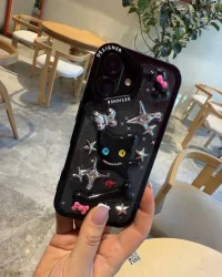 قاب برجسته فانتزی Minimal Cat مناسب آیفون ۱۳ iPhone 13