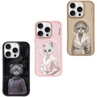قاب نیمی Nimmy Embroidery Magnetic مناسب برای گوشی آیفون سری 16