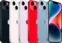 گوشی موبایل اپل مدل iPhone 14 CH دو سیم کارت ظرفیت 128 گیگابایت و رم 6 گیگابایت نات اکتیو شرکتی